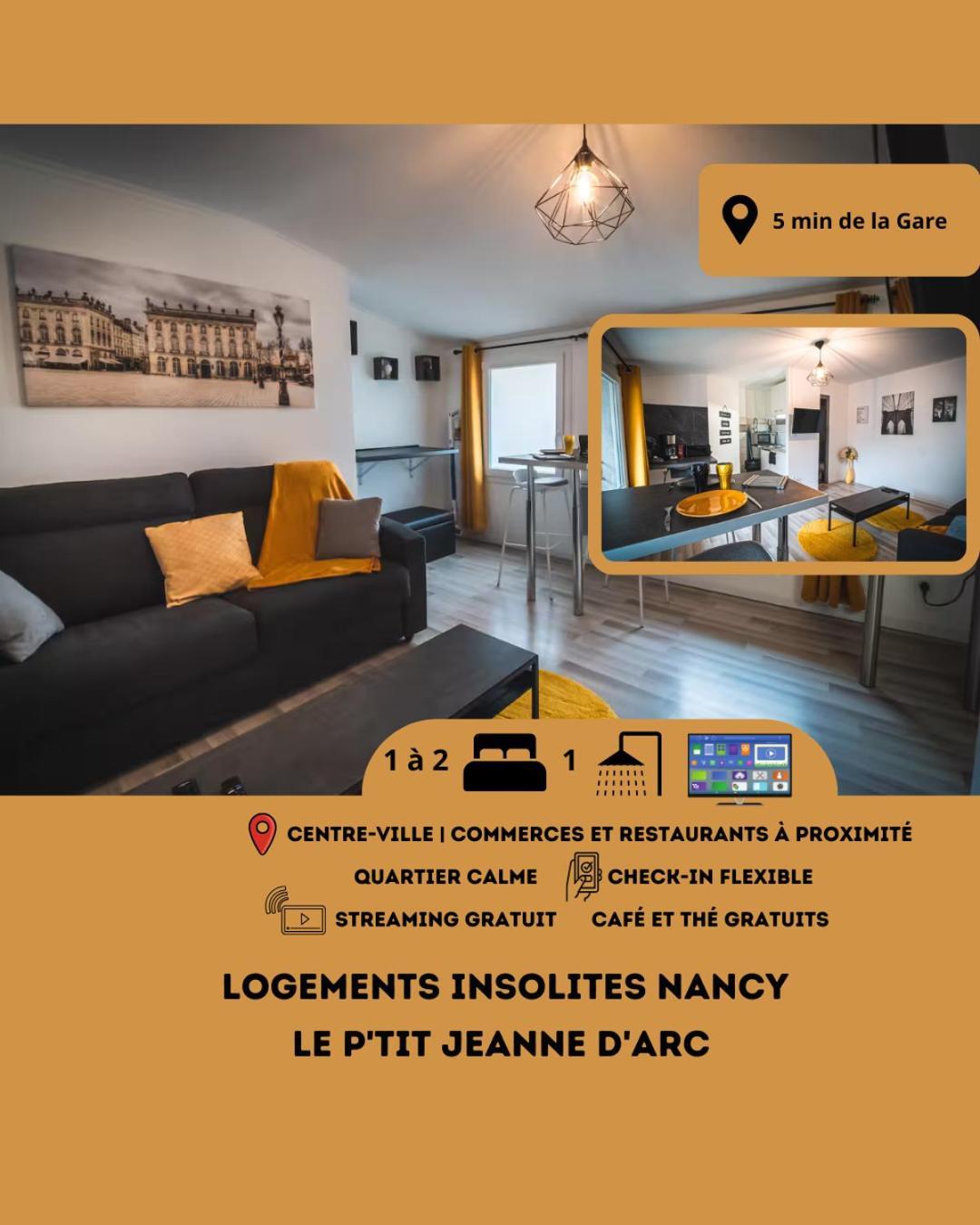 Le P'Tit Jeanne D'Arc Logements Insolites 낭시 외부 사진